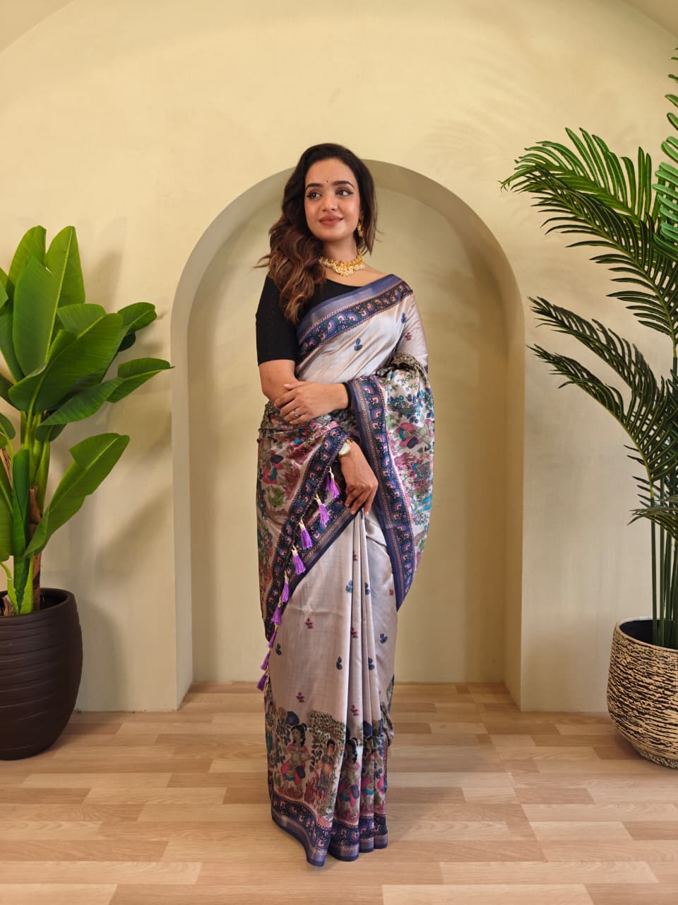 Premium Pure Dola Viscose Sarees -SU