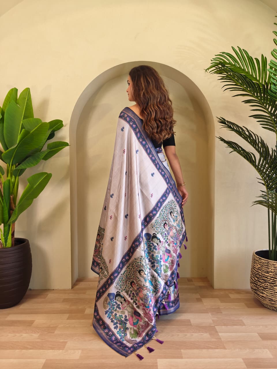 Premium Pure Dola Viscose Sarees -SU