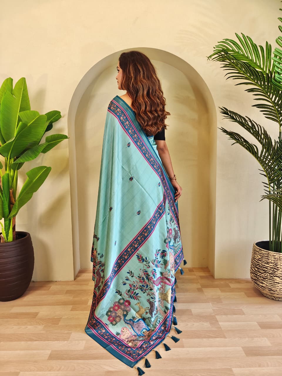 Premium Pure Dola Viscose Sarees -SU