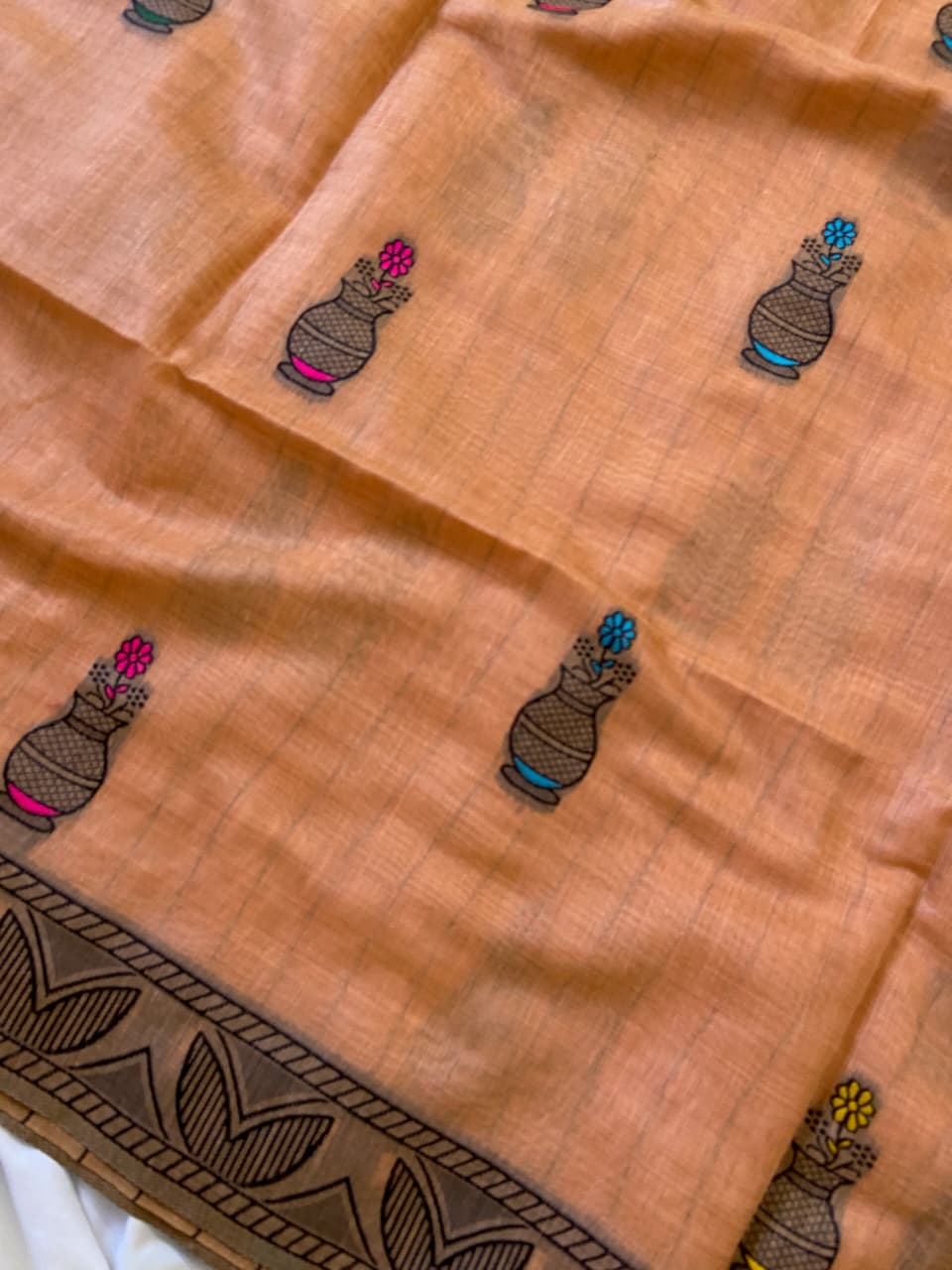 Premium Soft Muga Cotton Saree - SU