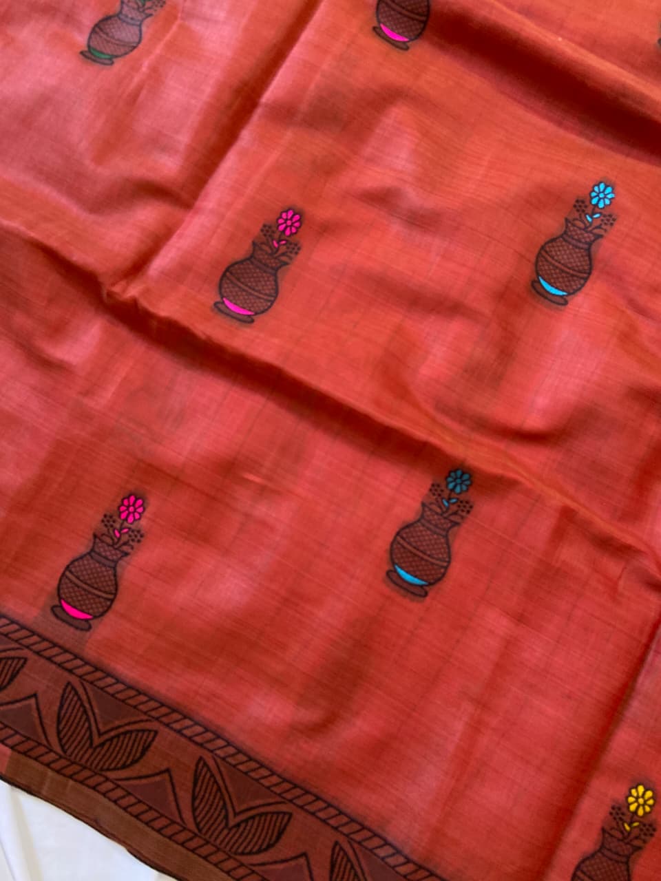 Premium Soft Muga Cotton Saree - SU
