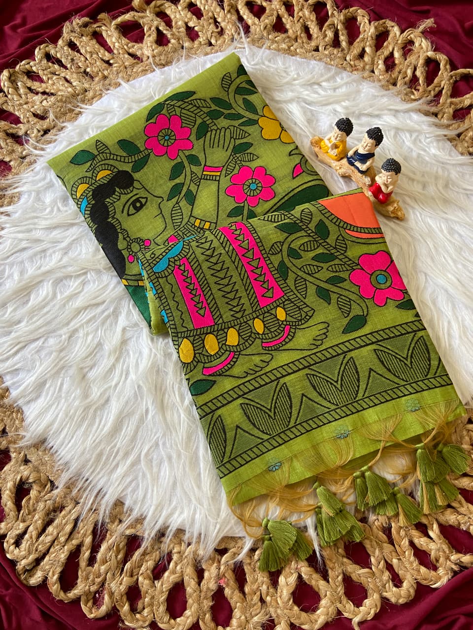Premium Soft Muga Cotton Saree - SU