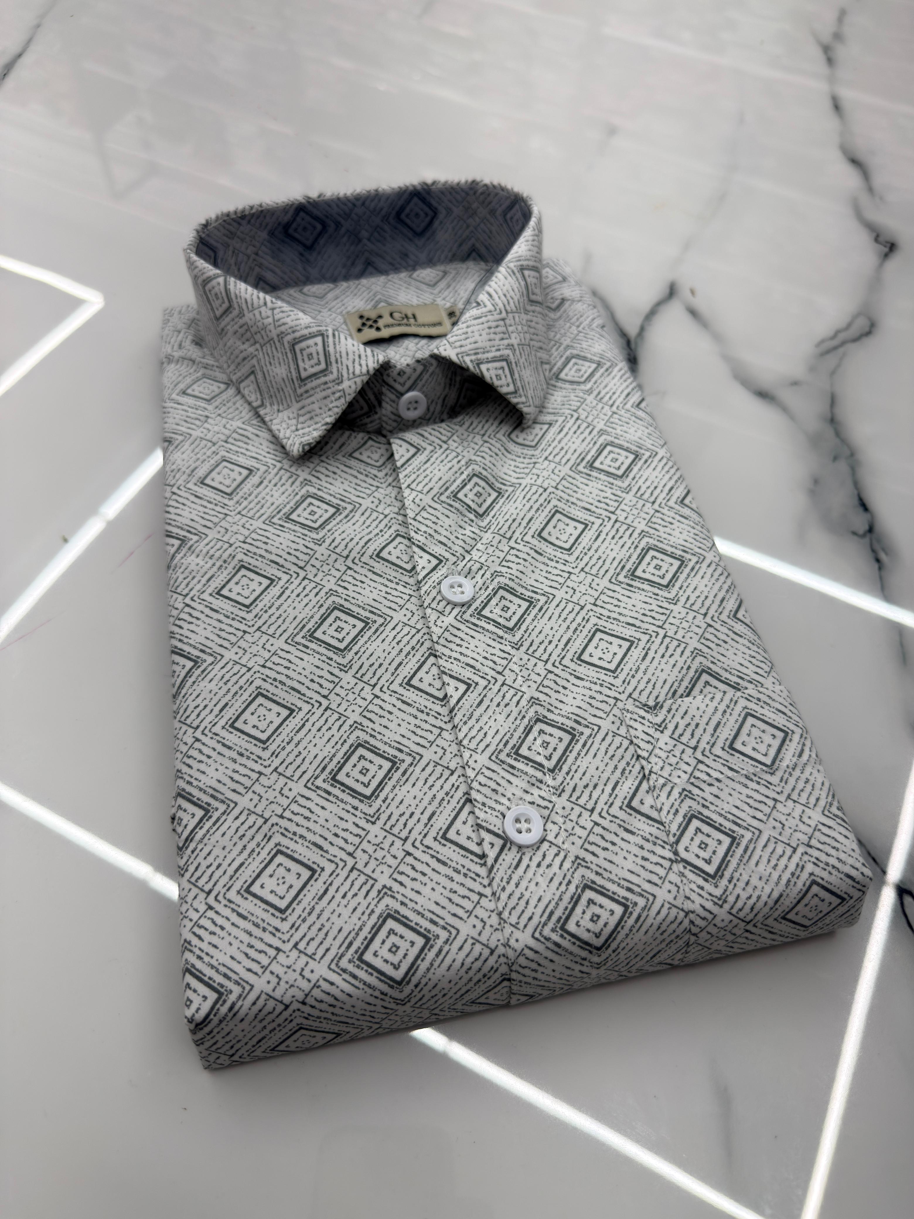 Premium Cotton Print Shirts – Half Sleeve - KBG