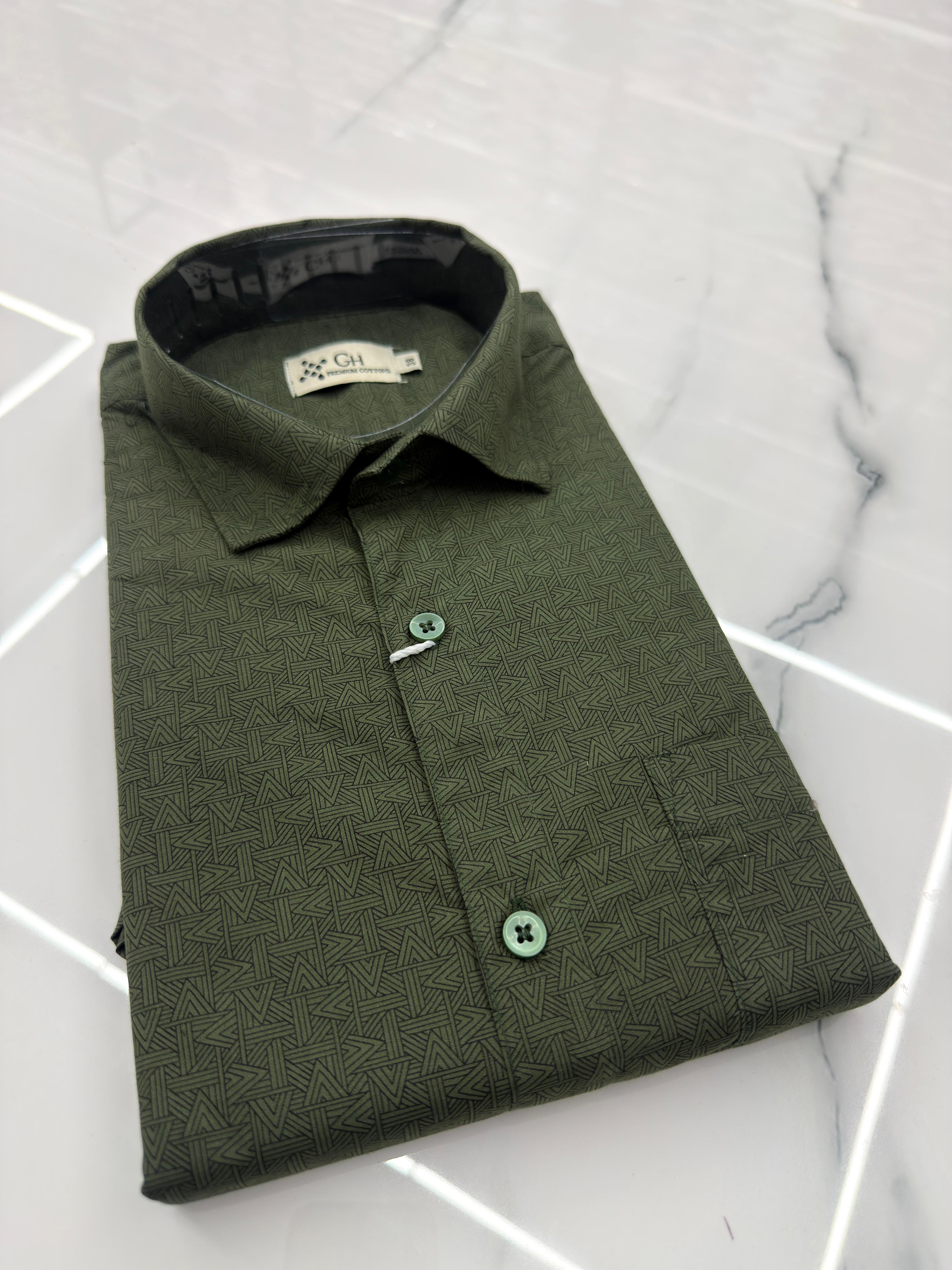 Premium Cotton Print Shirts – Half Sleeve - KBG