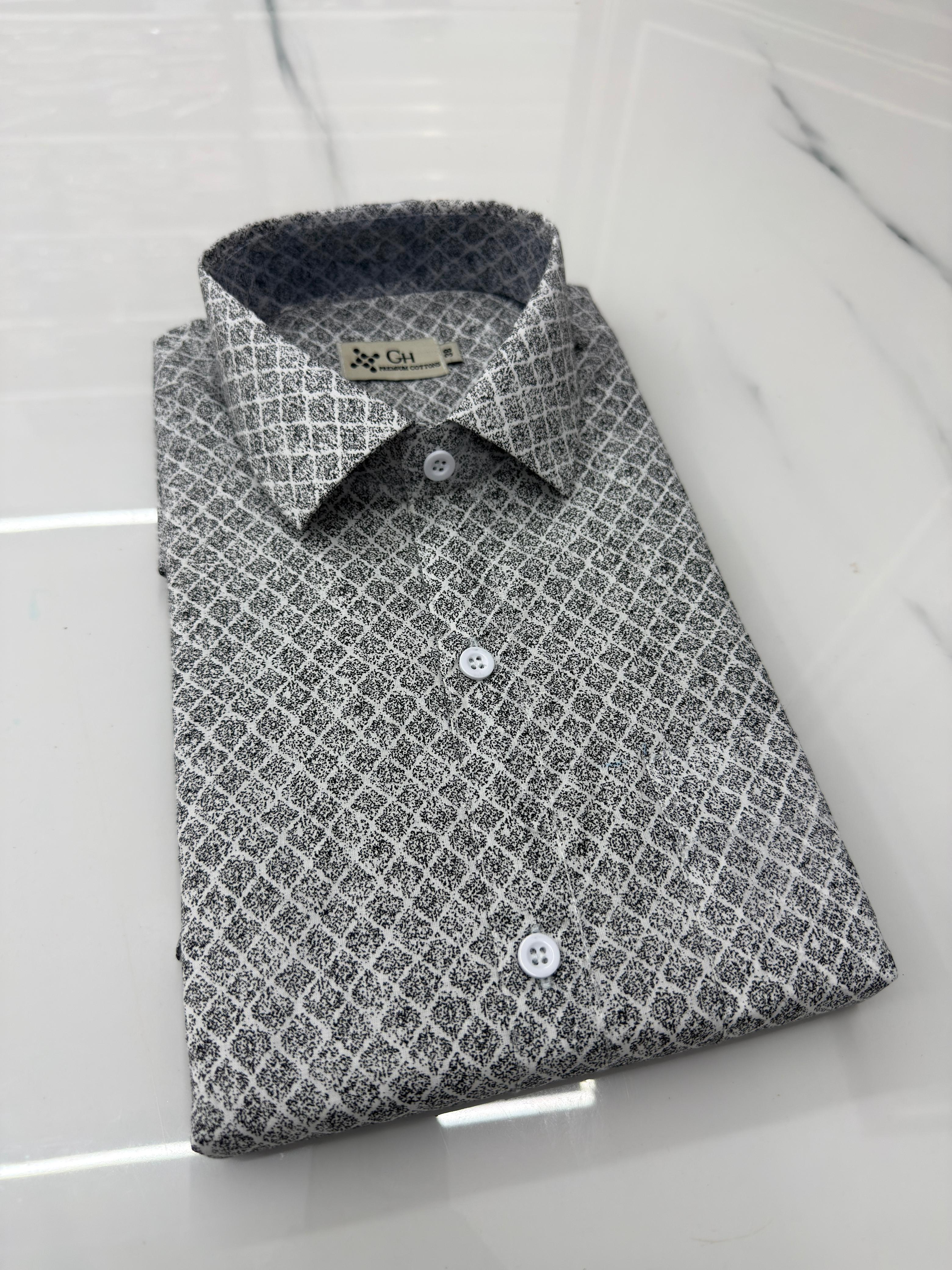 Premium Cotton Print Shirts – Half Sleeve - KBG