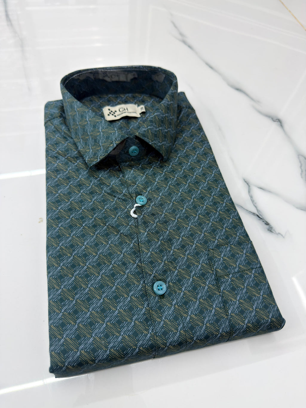 Premium Cotton Print Shirts – Half Sleeve - KBG