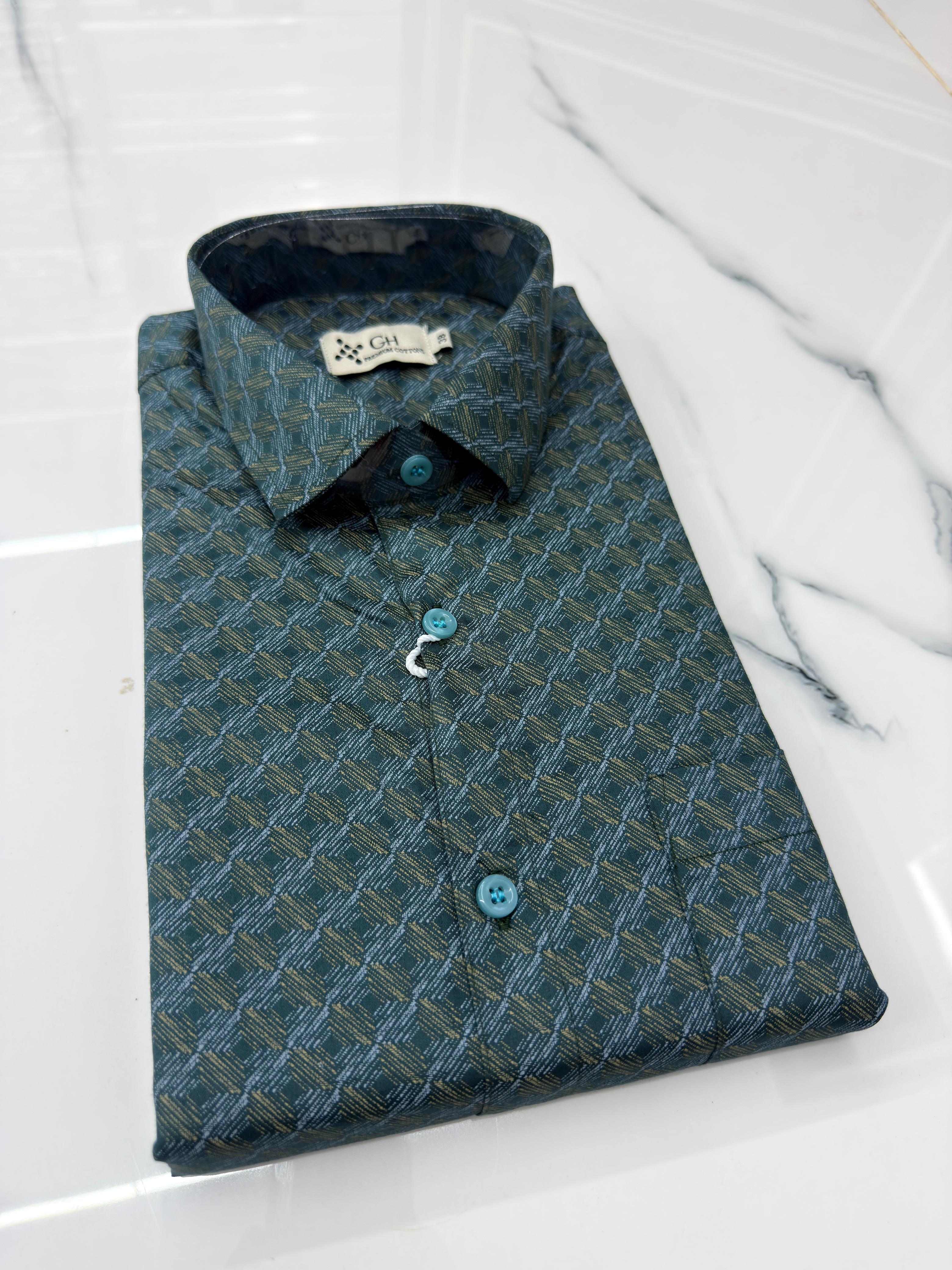 Premium Cotton Print Shirts – Half Sleeve - KBG