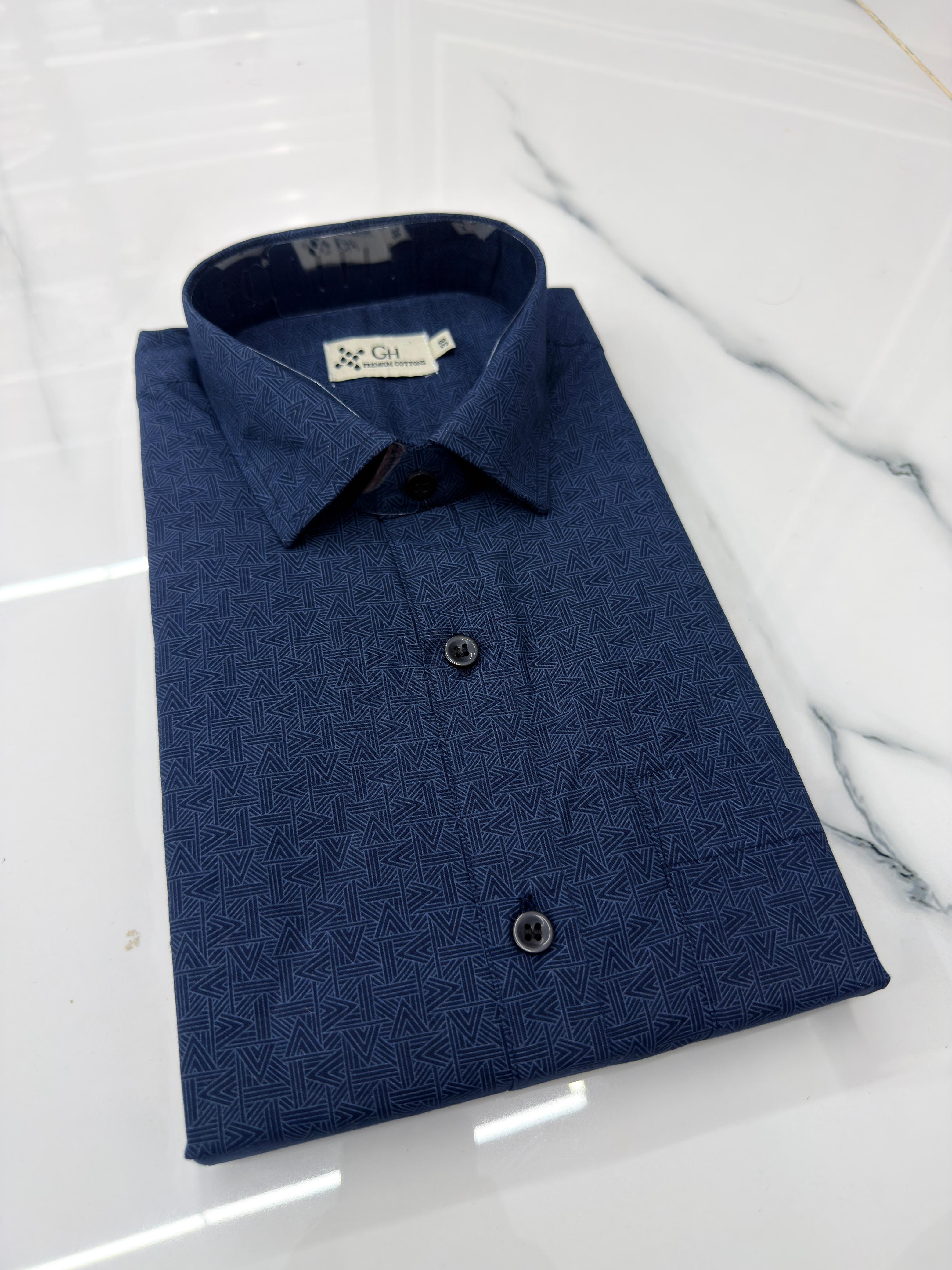 Premium Cotton Print Shirts – Half Sleeve - KBG