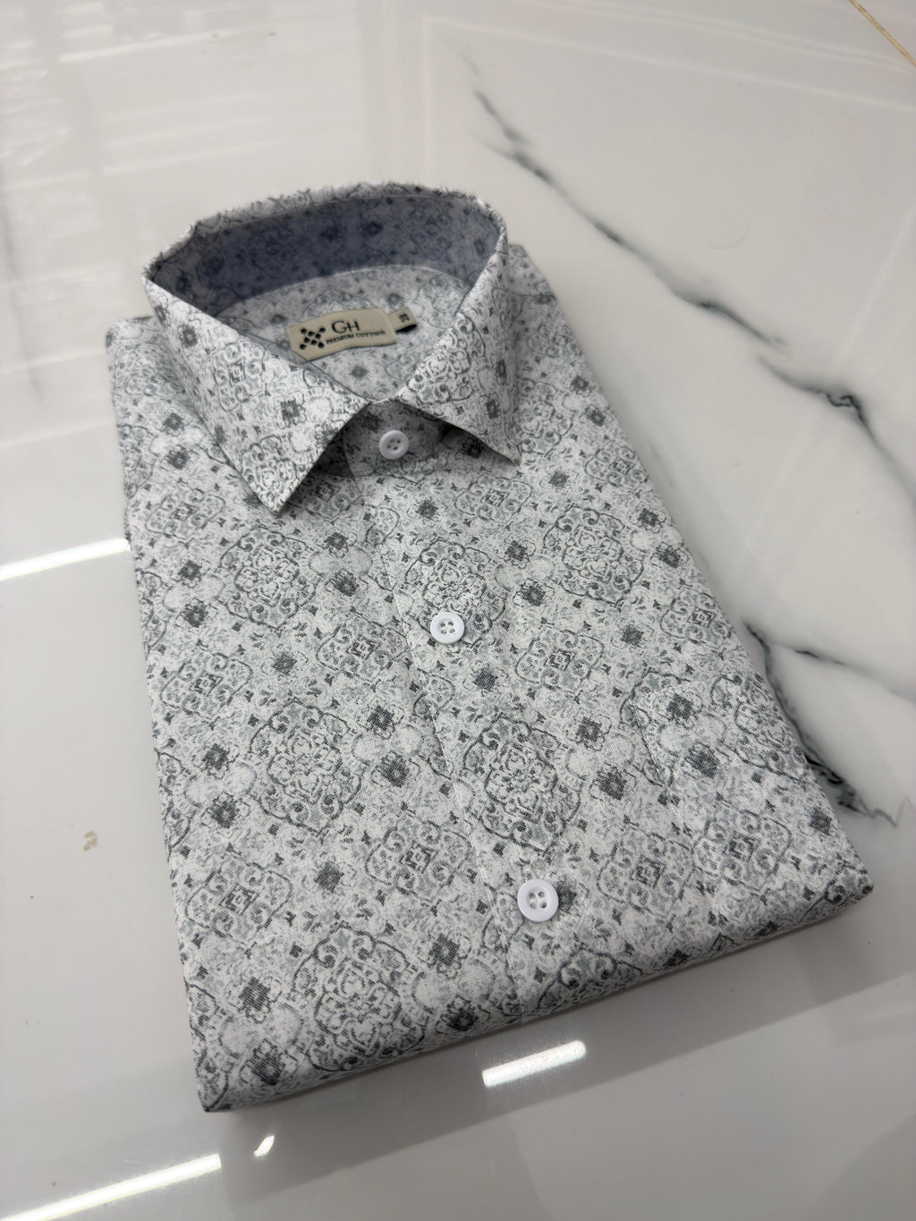 Premium Cotton Print Shirts – Half Sleeve - KBG