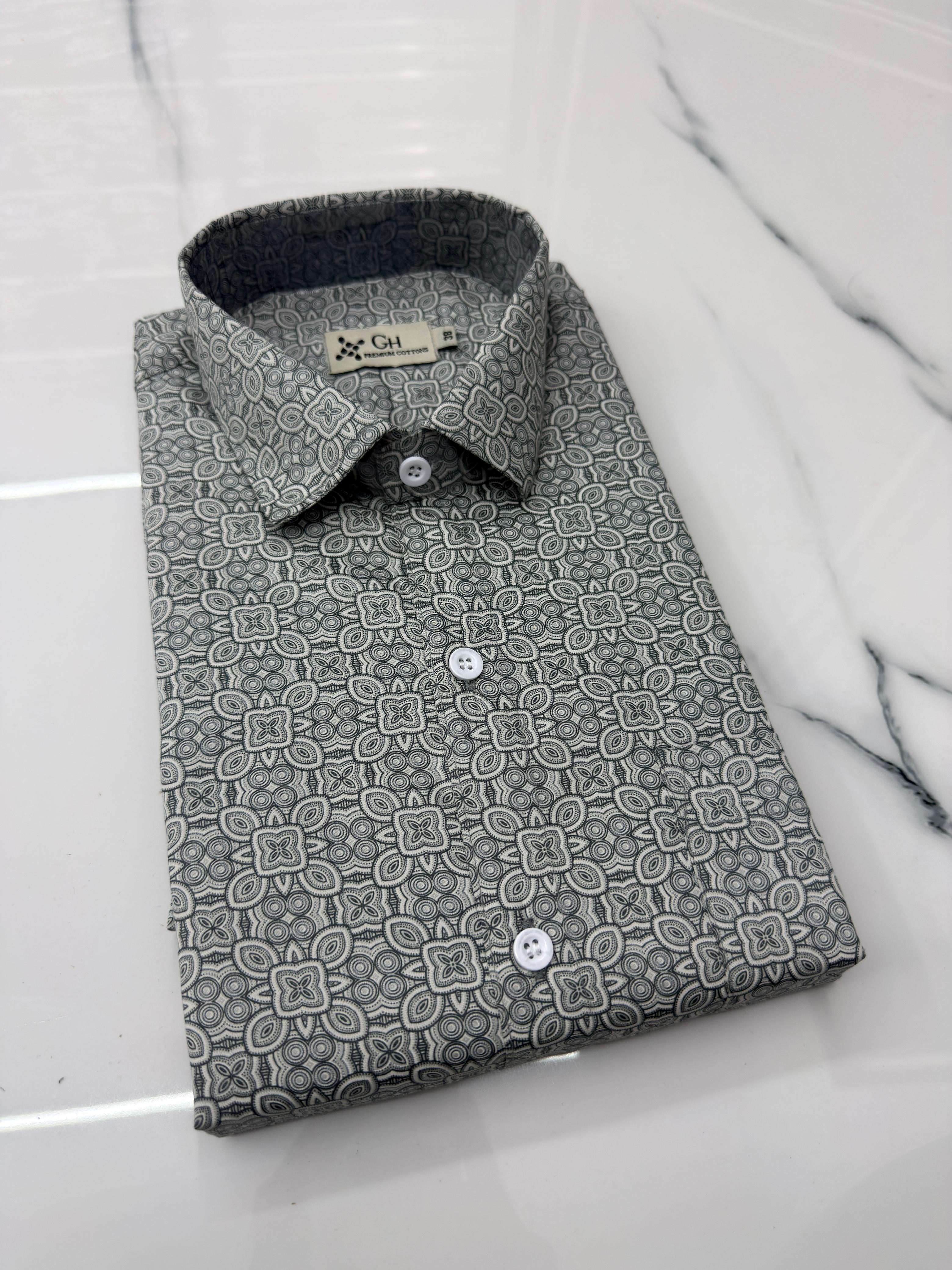 Premium Cotton Print Shirts – Half Sleeve - KBG