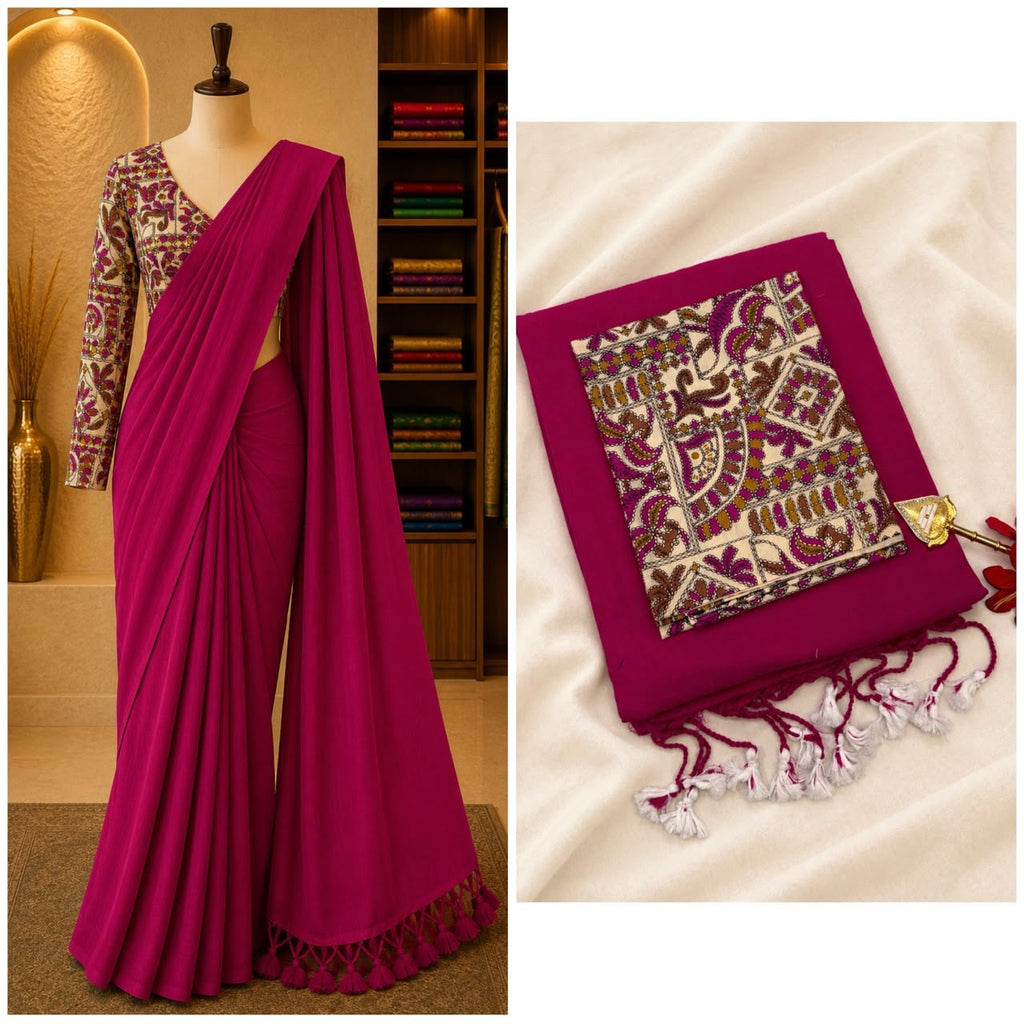 Pure Khadi Soft Cotton Sarees - DKS