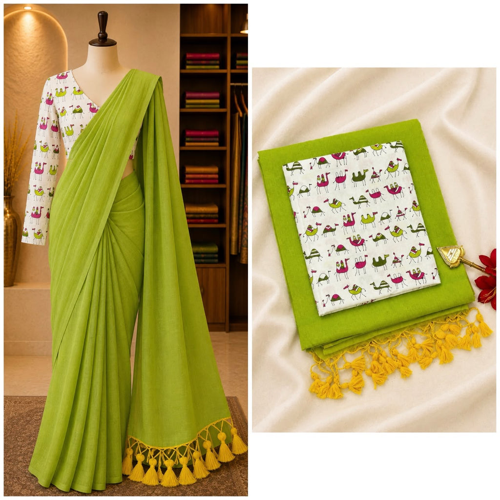 Pure Khadi Soft Cotton Sarees - DKS