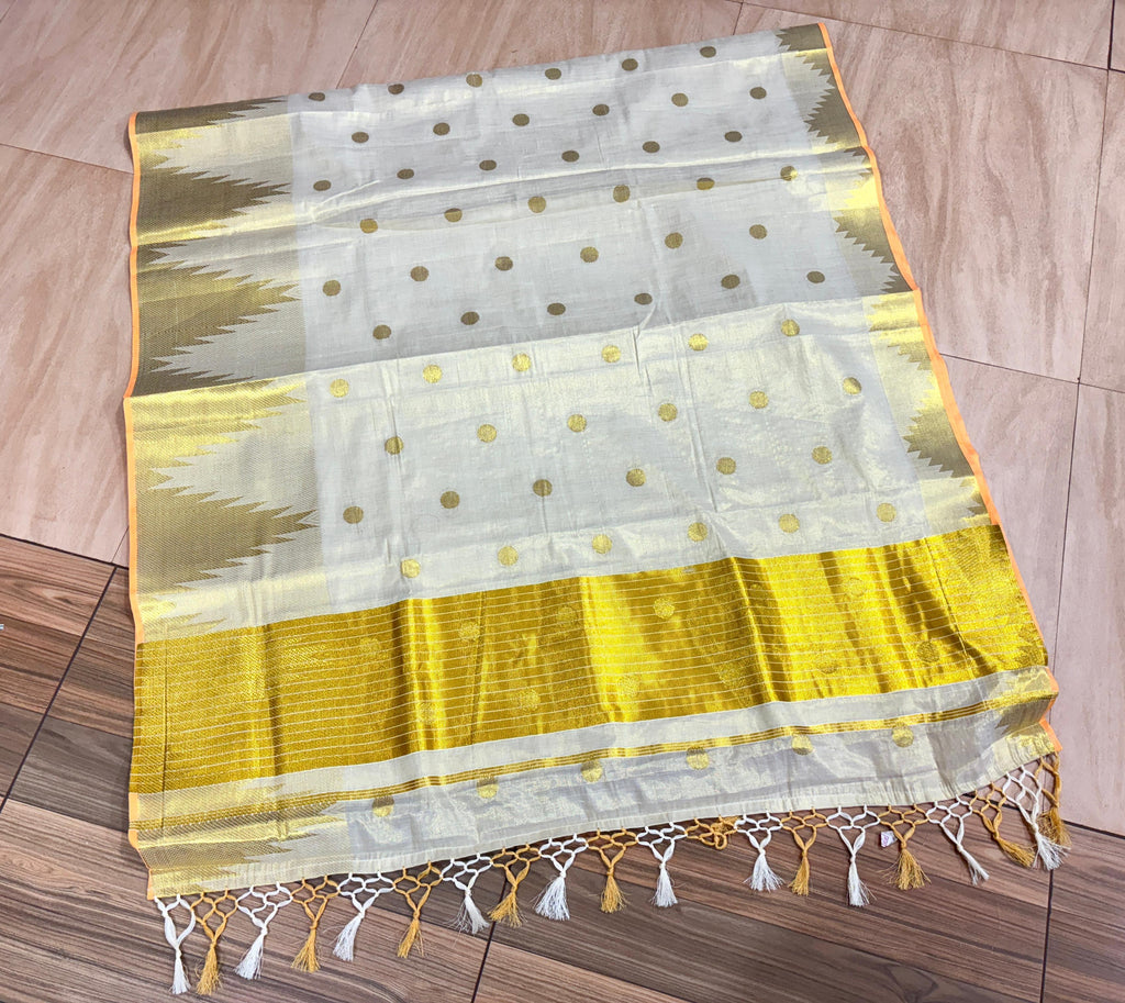 Handloom Replica Sadhika Tissue Saree - KBG