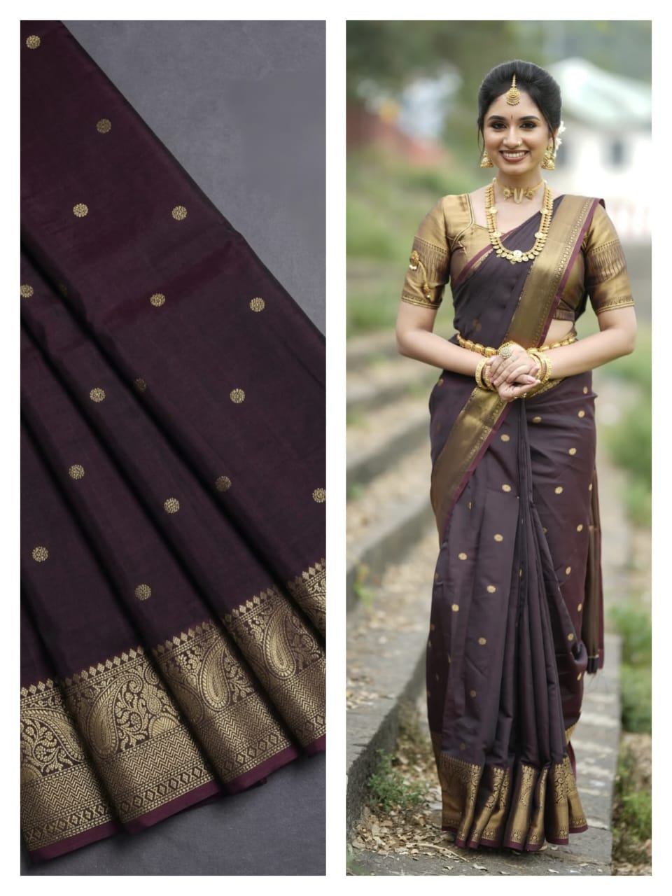 Banarasi Semi Katan Semi Silk Sarees - DKS