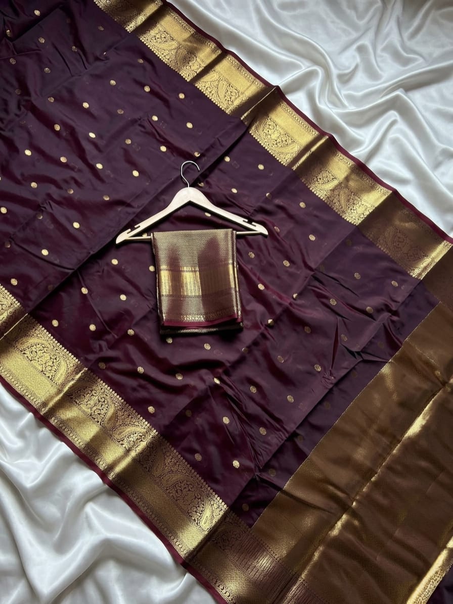 Banarasi Semi Katan Semi Silk Sarees - DKS