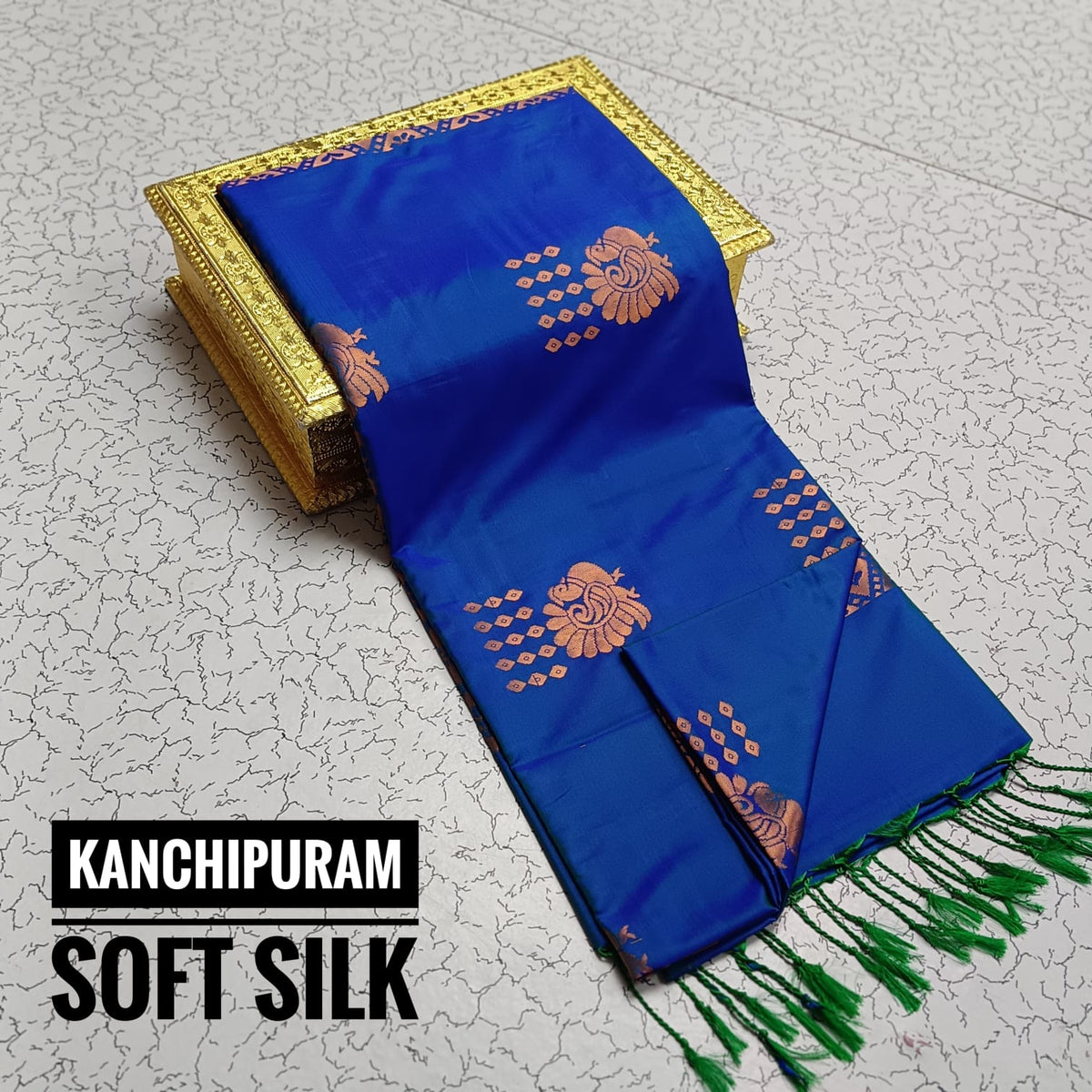 KANCHIPURAM SOFT SILK SAREE - DKS