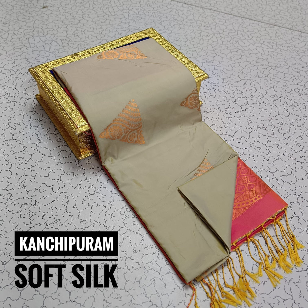 KANCHIPURAM SOFT SILK SAREE - DKS