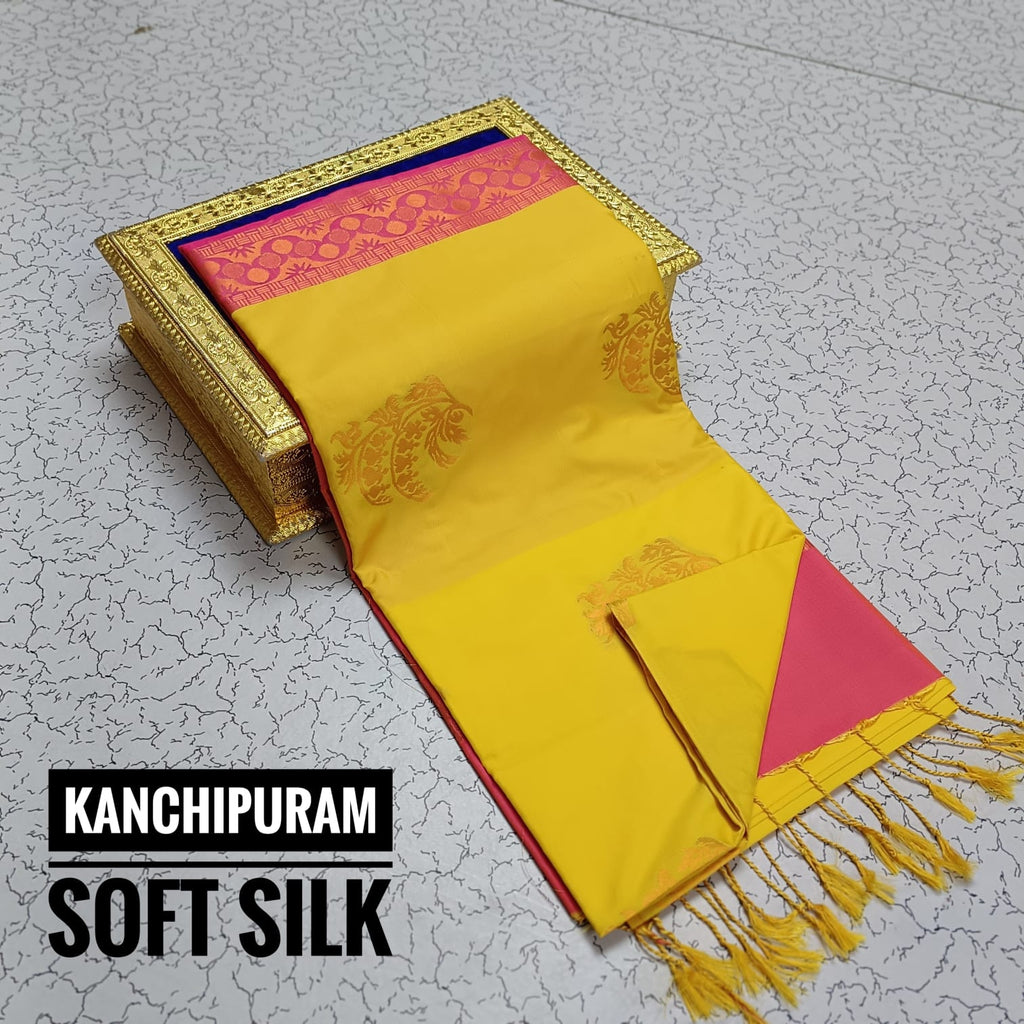 KANCHIPURAM SOFT SILK SAREE - DKS