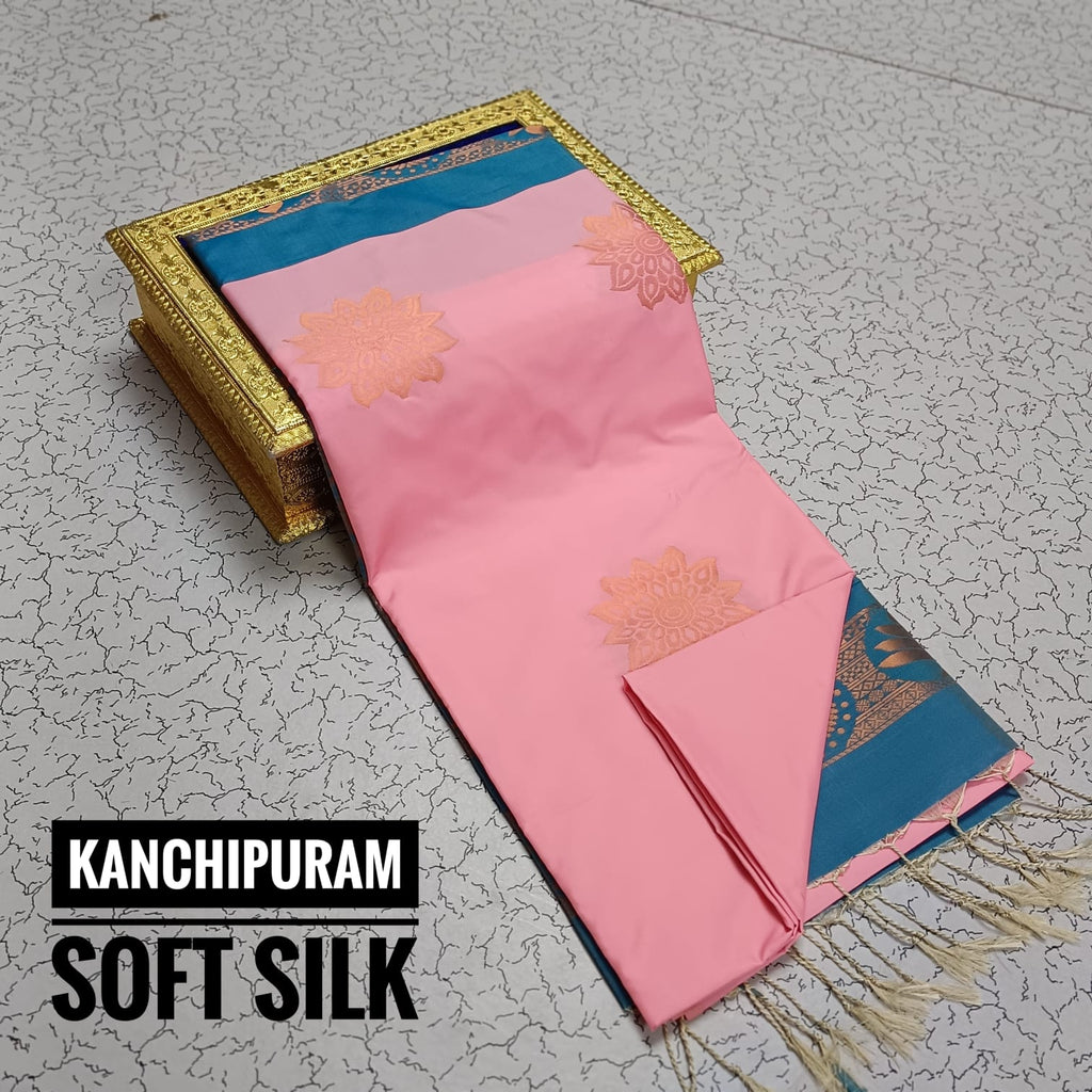 KANCHIPURAM SOFT SILK SAREE - DKS
