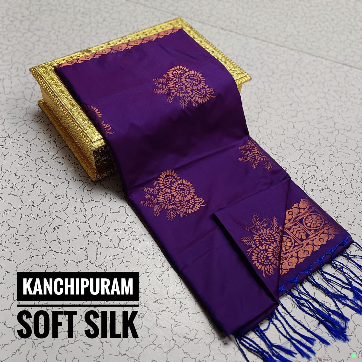 KANCHIPURAM SOFT SILK SAREE - DKS