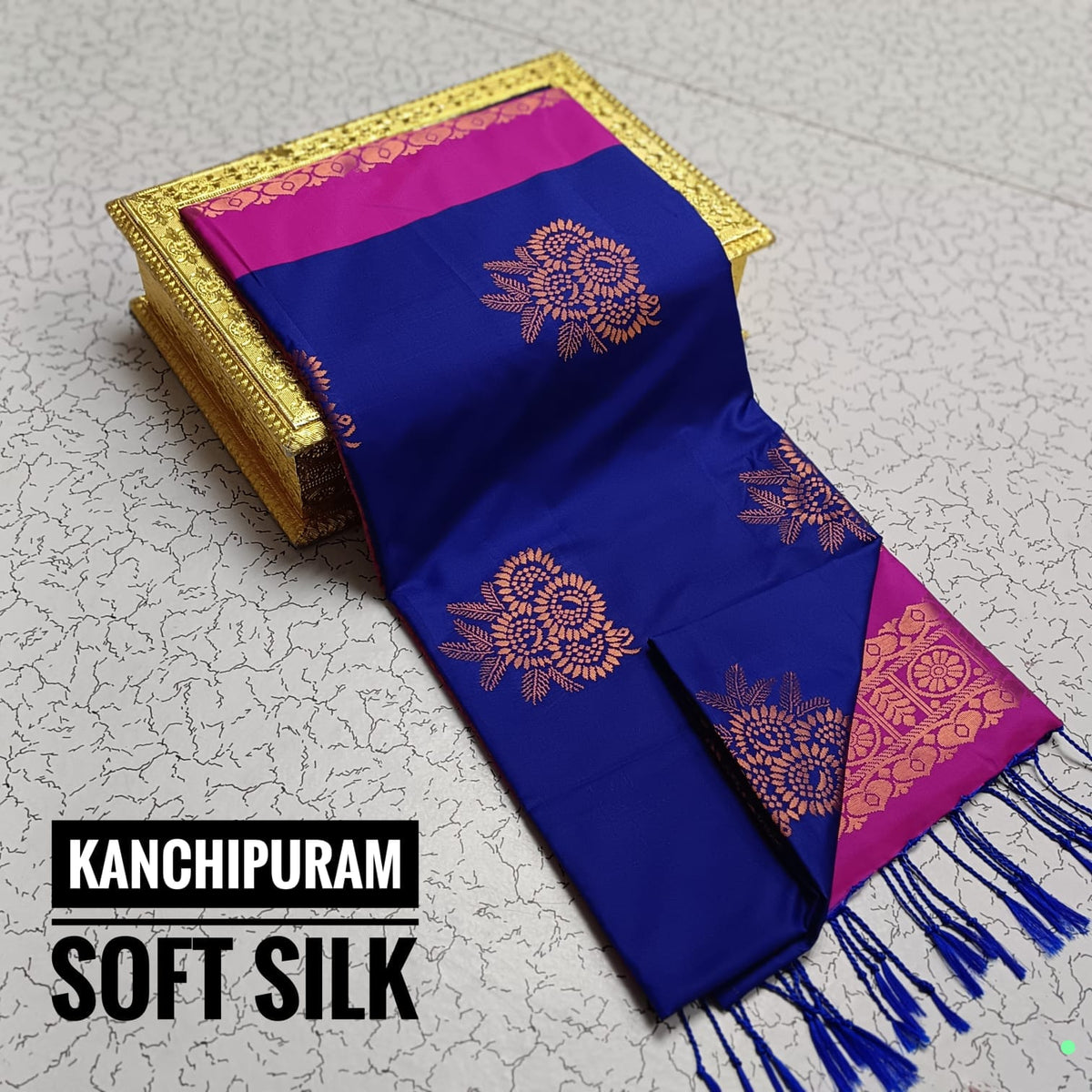 KANCHIPURAM SOFT SILK SAREE - DKS