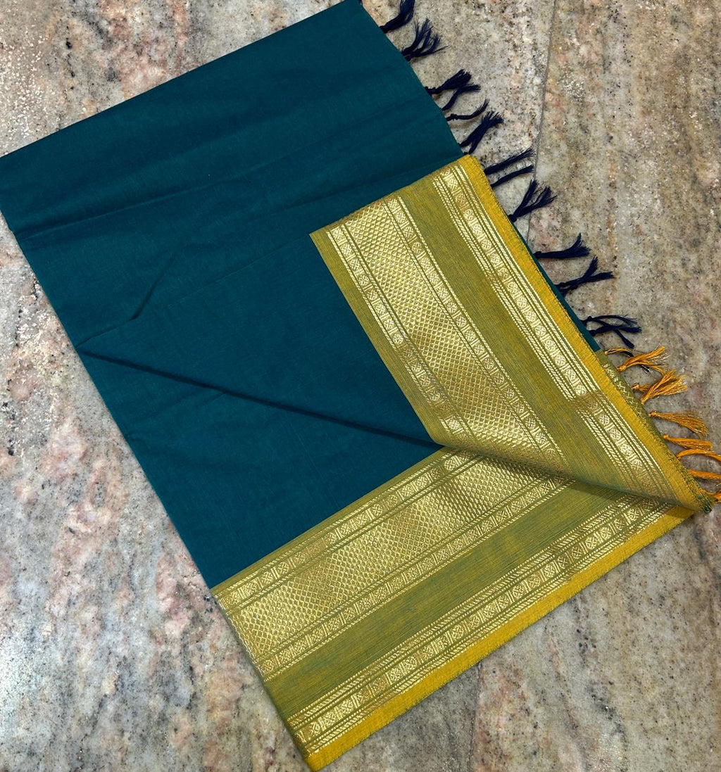 Premium Handloom Kanchi Cotton Saree - DKS