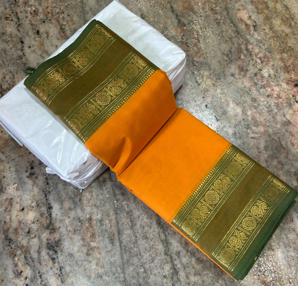 Premium Handloom Kanchi Cotton Saree - DKS