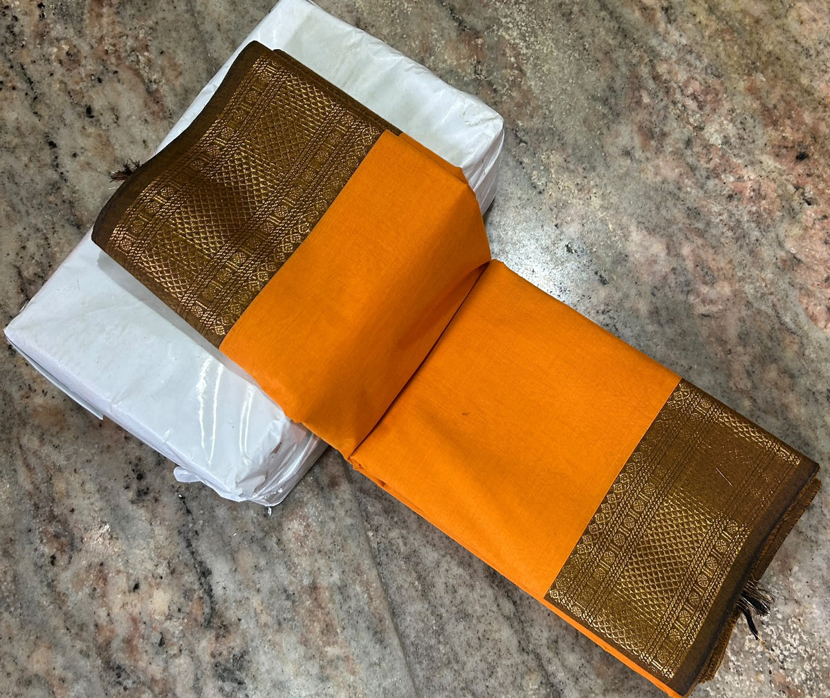 Premium Handloom Kanchi Cotton Saree - DKS
