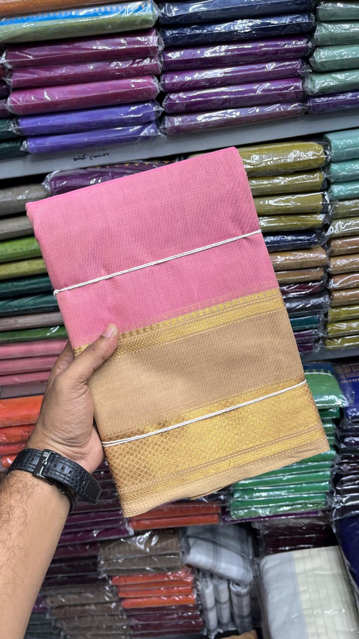 Premium Handloom Kanchi Cotton Saree - DKS