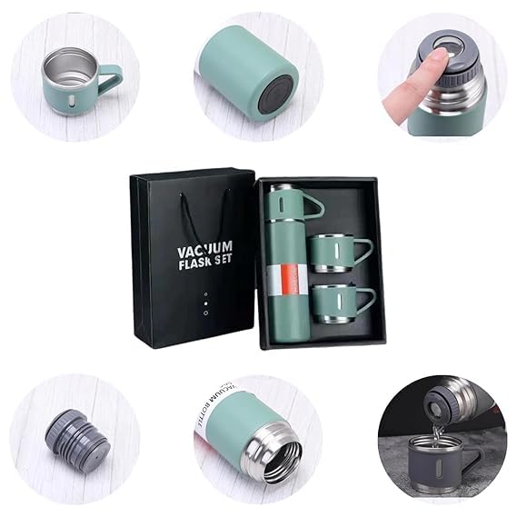 Premium Vacuum Flask – Hot & Cold Insulated Bottle (500ml)