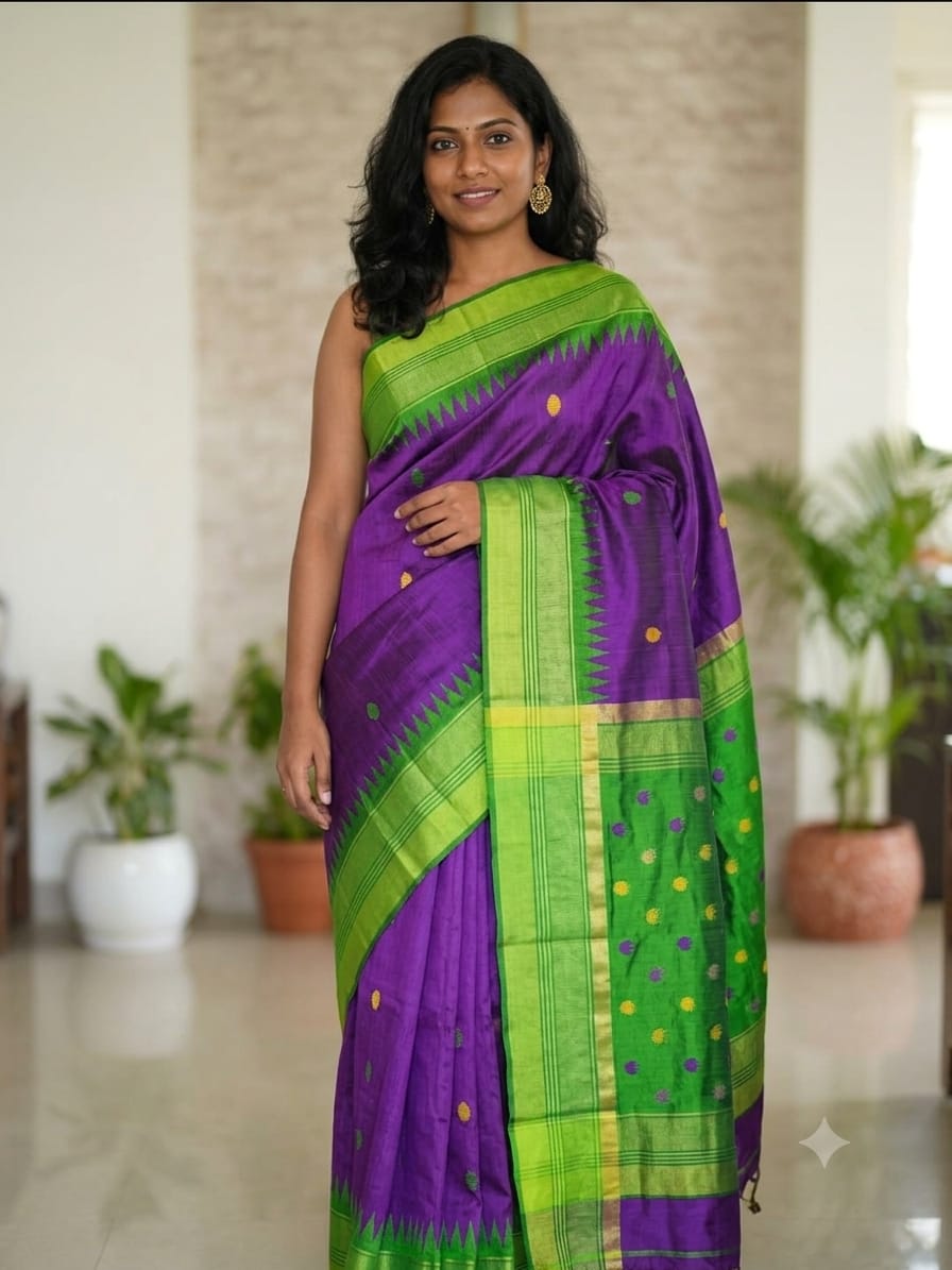 Pure Raw Silk Saree - SU