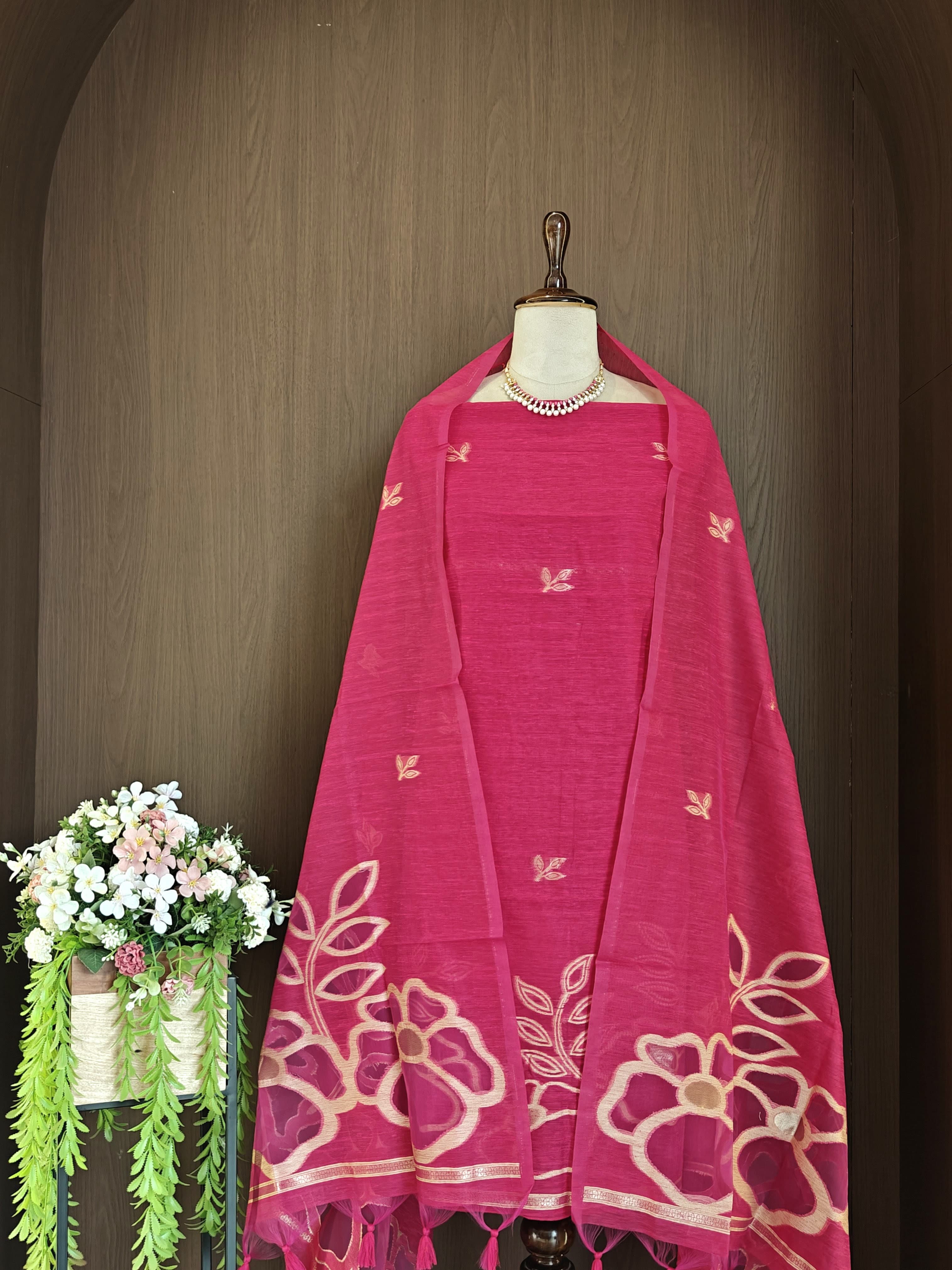 NEW UNSTITCHED DRESS SALWAR SUITS - SU