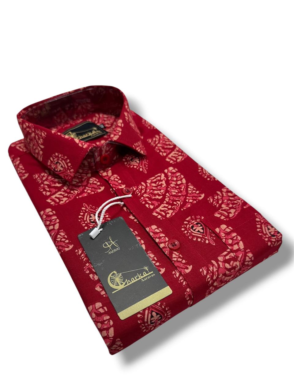 Cotton Azrakh Shirt - KBG