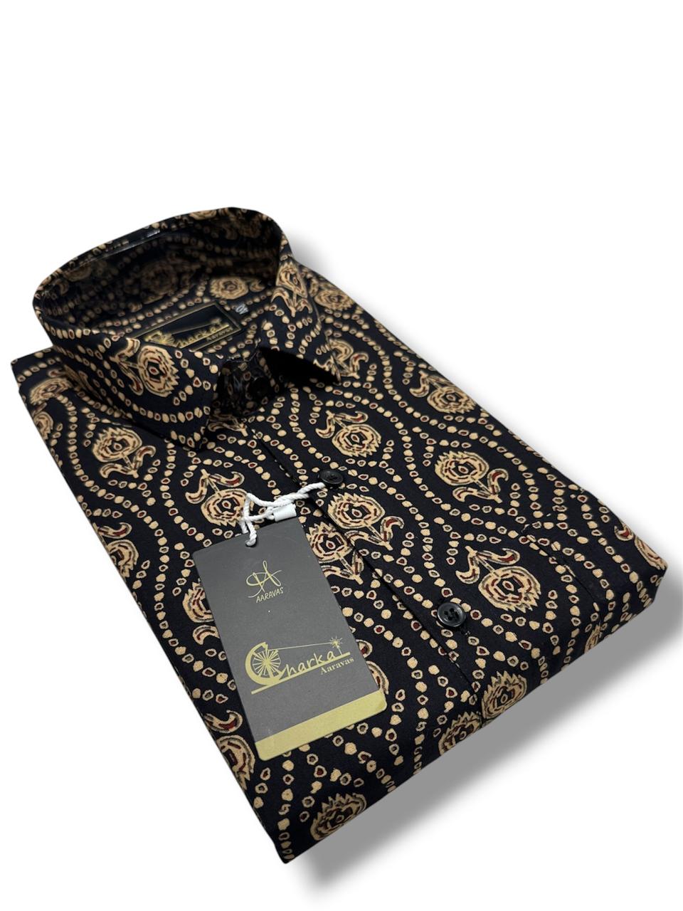 Cotton Azrakh Shirt - KBG