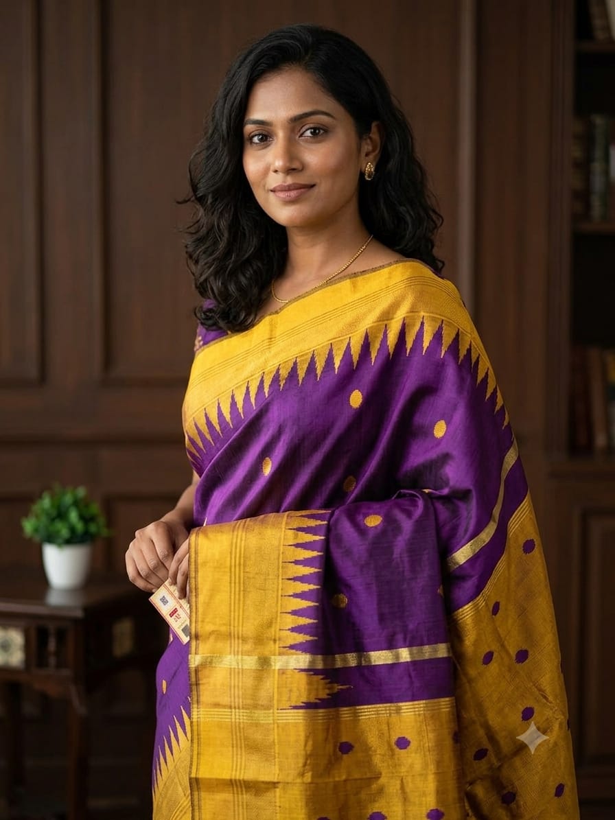 Pure Raw Silk Saree - SU