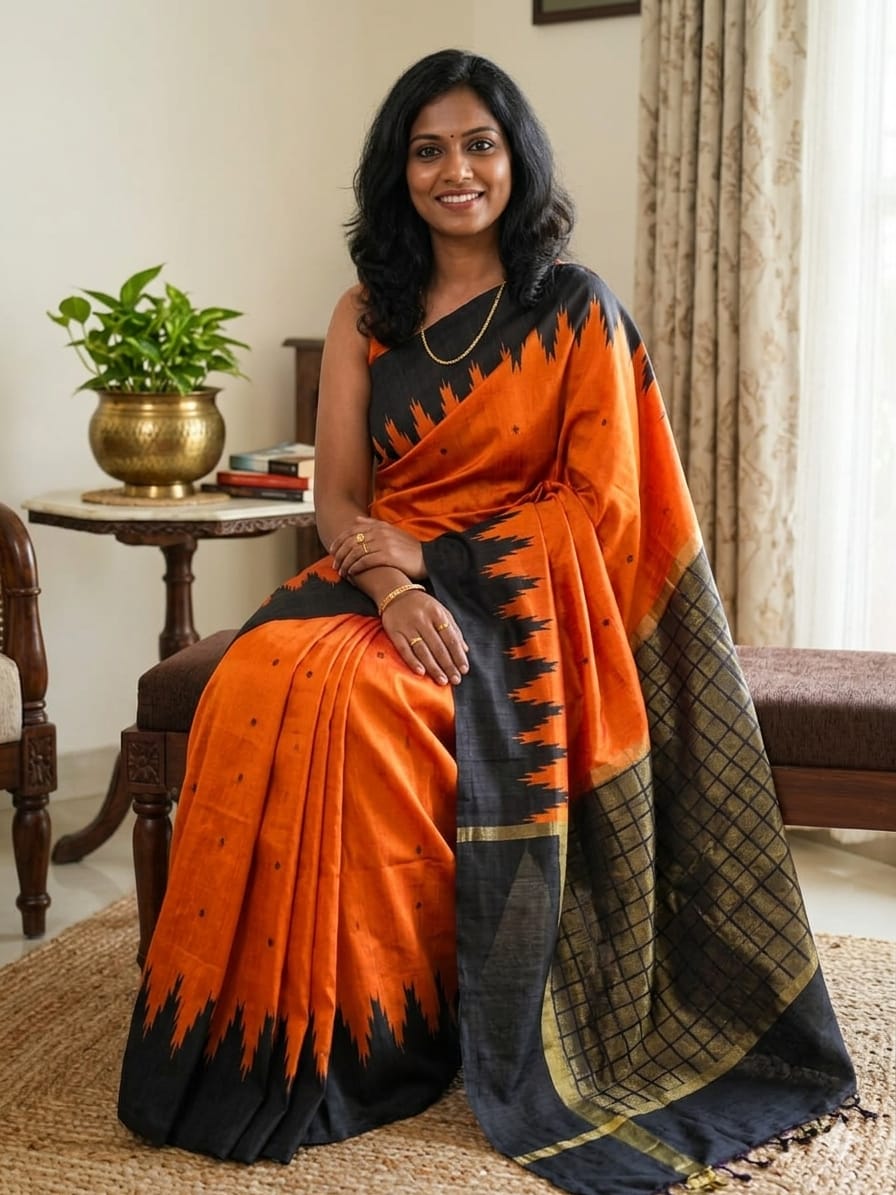 Pure Raw Silk Saree - SU