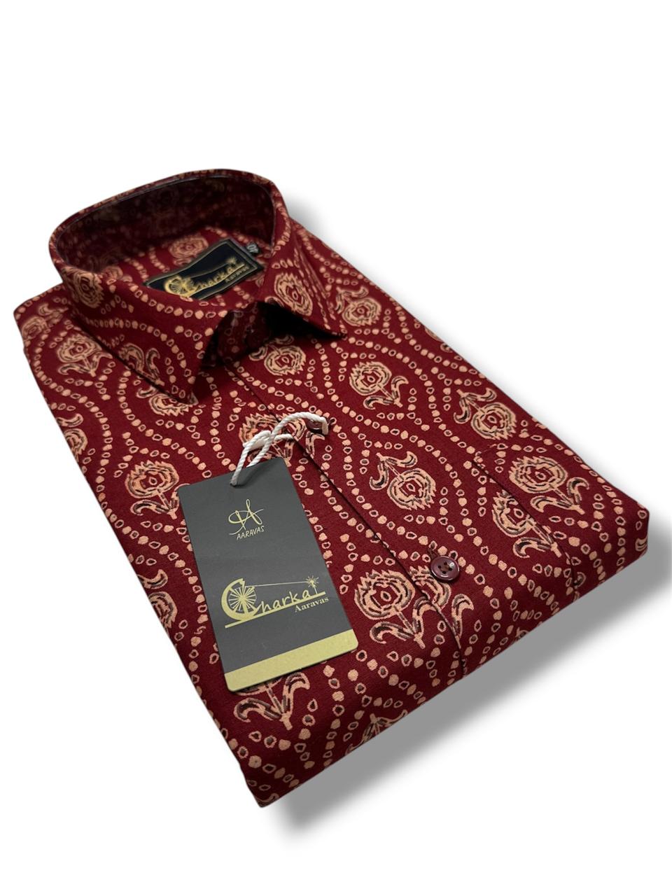 Cotton Azrakh Shirt - KBG