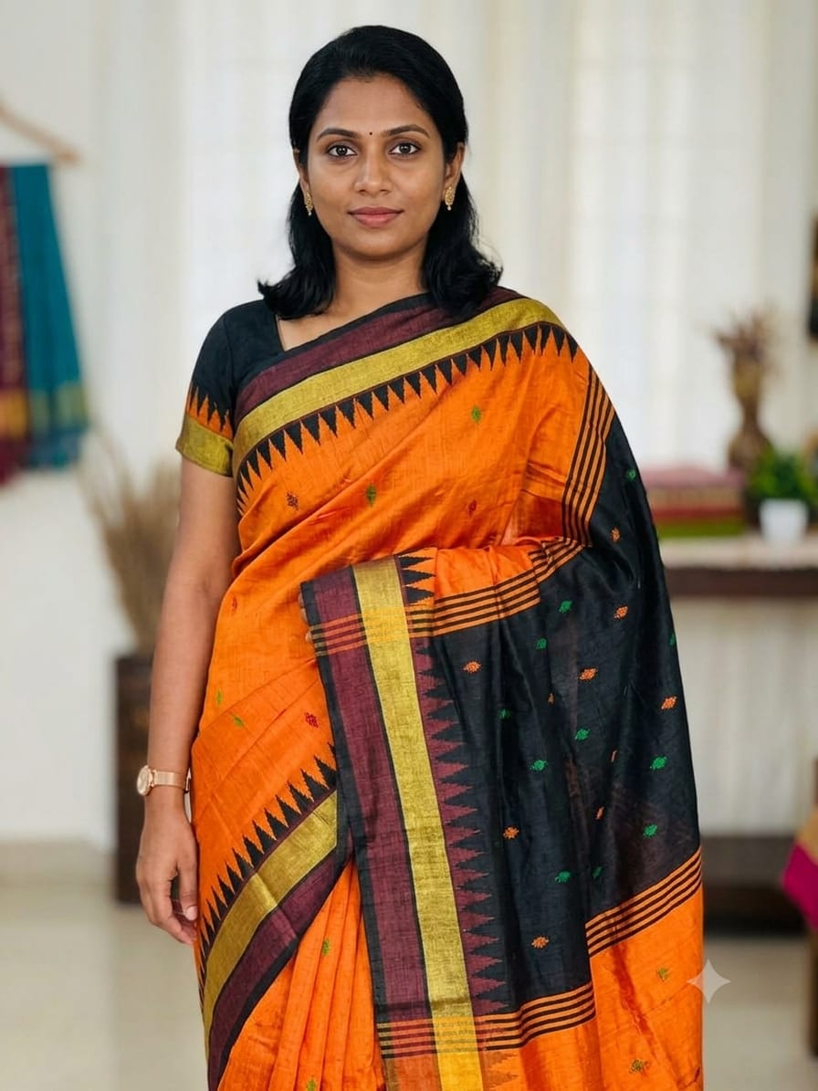 Pure Raw Silk Saree - SU