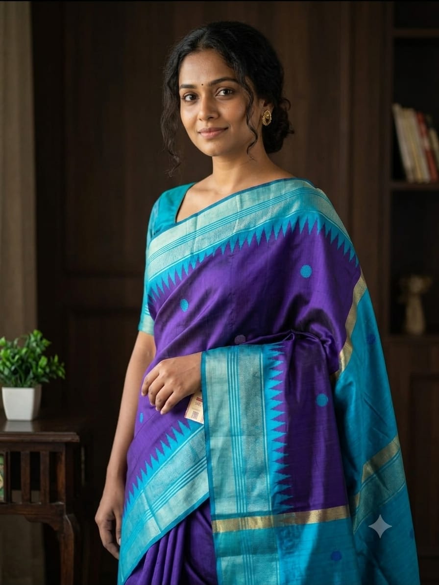 Pure Raw Silk Saree - SU