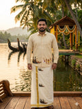 Onam Special Shirt & Mundu combo - KBG