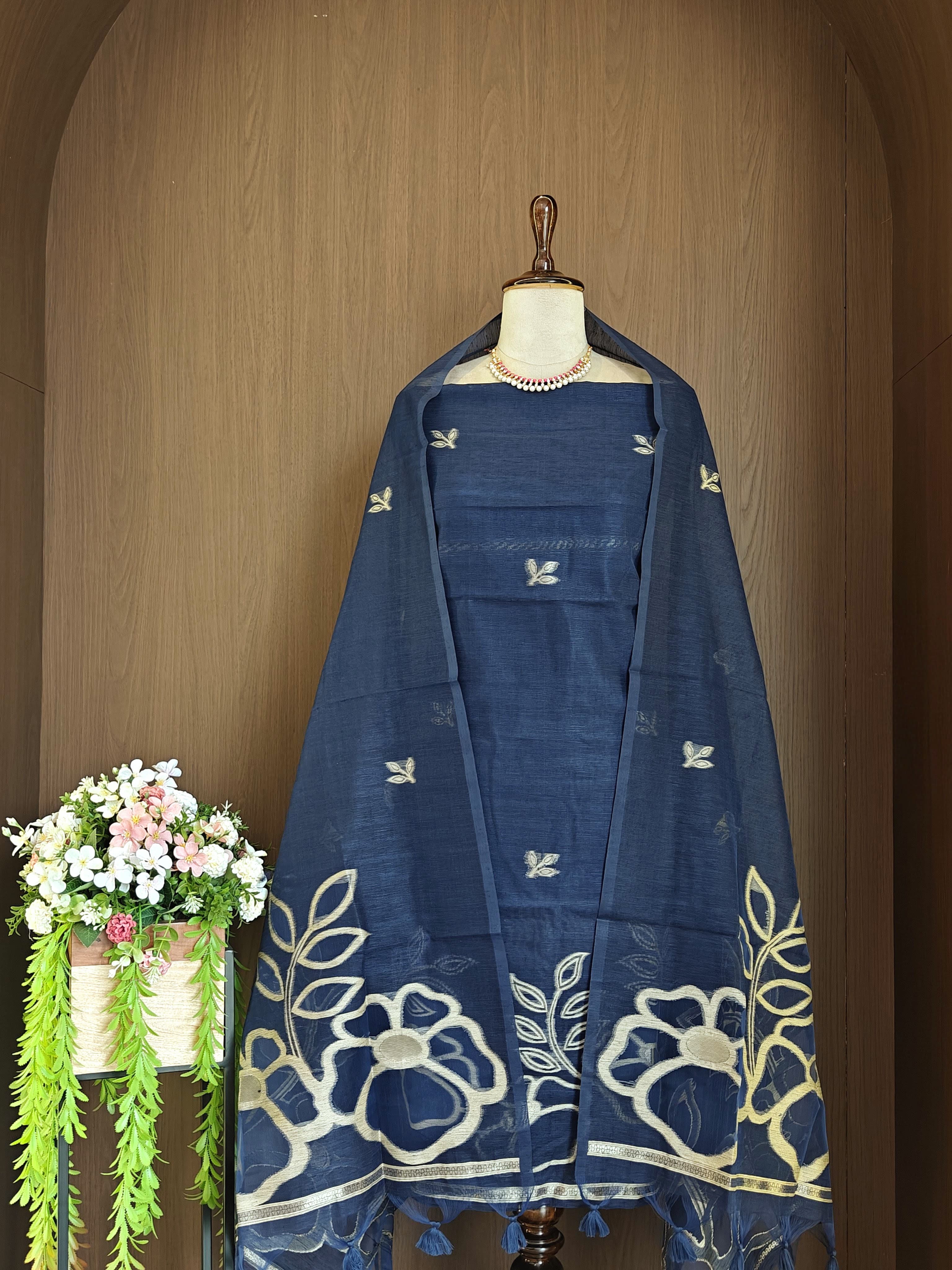 NEW UNSTITCHED DRESS SALWAR SUITS - SU