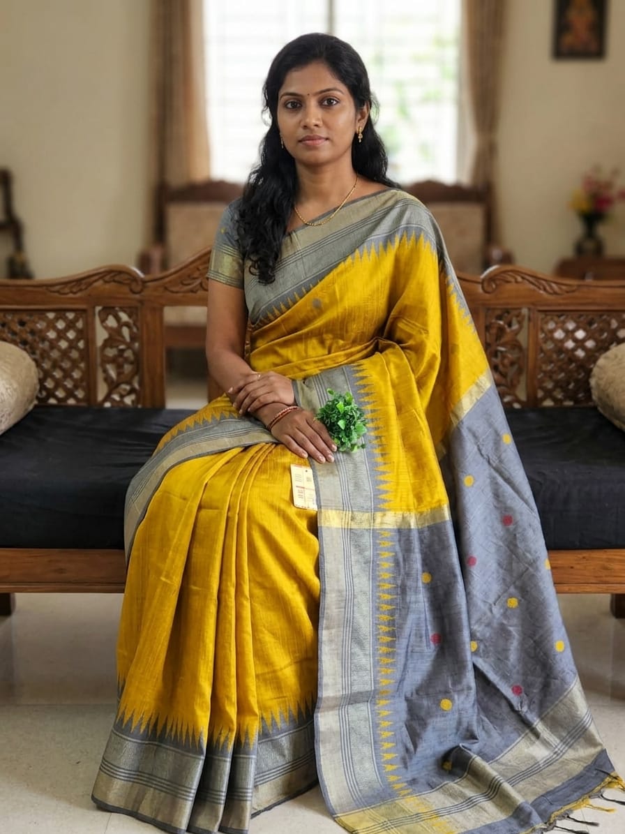 Pure Raw Silk Saree - SU